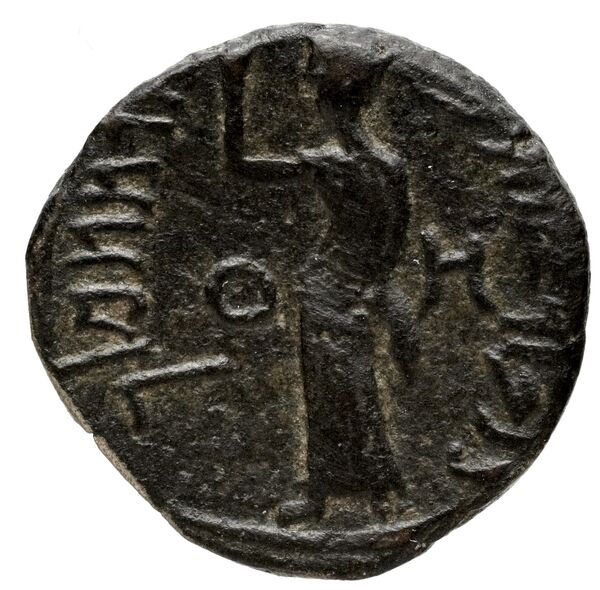 Aretas IV of Nabataea Petra Barkay 2019 105, 107, реверс, BnF (IRIS)