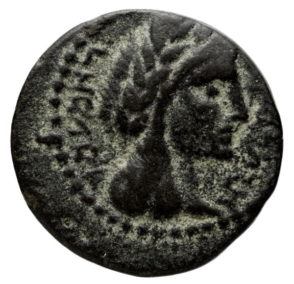 аверс Aretas IV of Nabataea Petra Barkay 2019 133,137