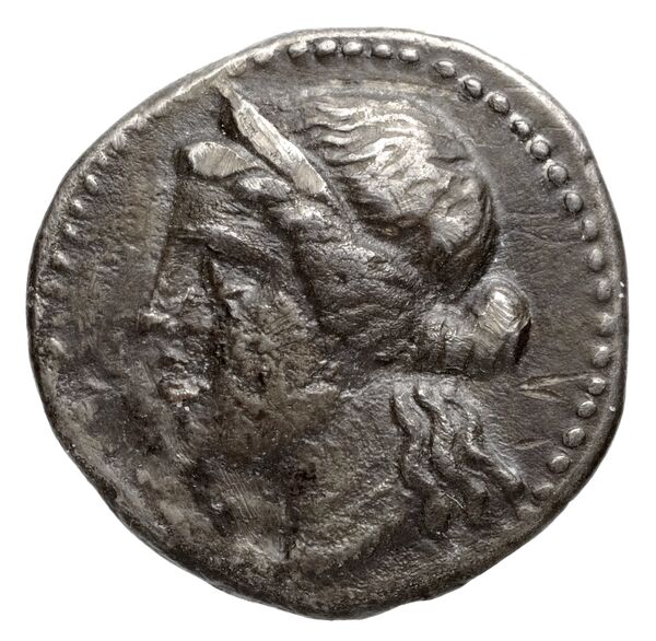 Samos Barron 1966 Ptolemaic tetrobols, аверс, bnf-iris