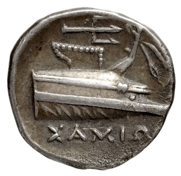 Samos Barron 1966 Ptolemaic tetrobols, реверс, bnf-iris