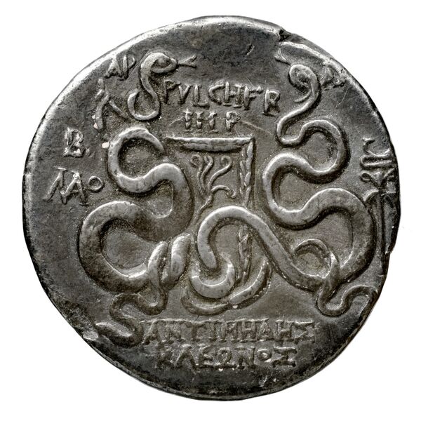 Ap. Claudius Ap. f. Pulcher, governor of Cilicia Laodiceia ad Lycum Metcalf 2017 XIV, реверс, bnf-iris