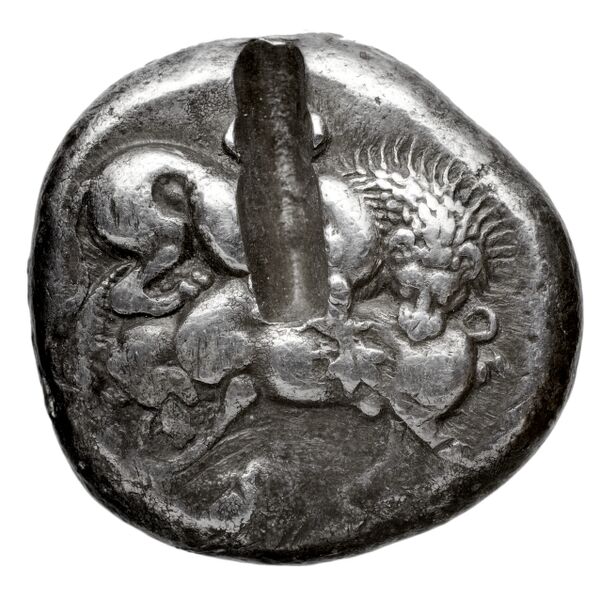 аверс Stageira Cahn 1973 Period 2, tetradrachms