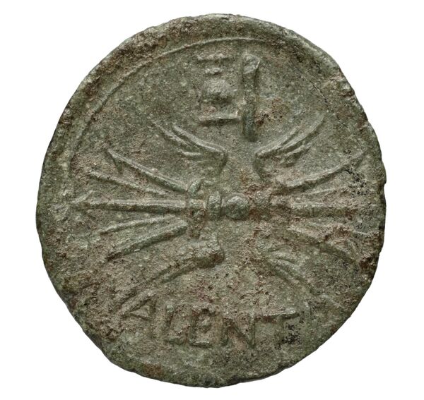 Vibo Valentia Historia Numorum Italy 2262, реверс, BnF (IRIS)