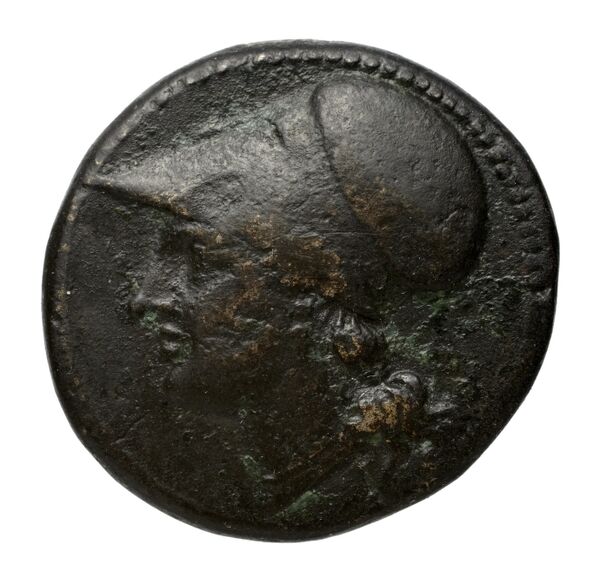 Locri Epizephyrii Historia Numorum Italy 2384-2397, аверс, BnF (IRIS)