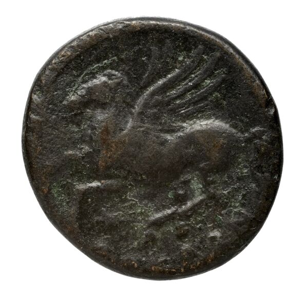 Locri Epizephyrii Historia Numorum Italy 2384-2397, реверс, BnF (IRIS)
