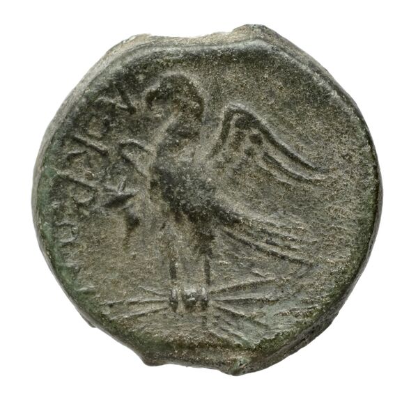 Locri Epizephyrii Historia Numorum Italy 2402-2406, реверс, BnF (IRIS)
