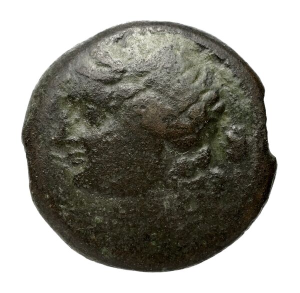 Locri Epizephyrii Historia Numorum Italy 2379-2380, аверс, BnF (IRIS)