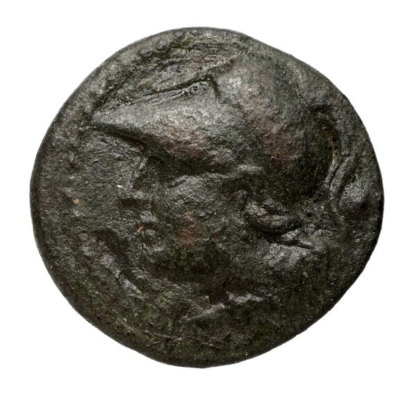 Locri Epizephyrii Historia Numorum Italy 2362-2370, аверс, BnF (IRIS)