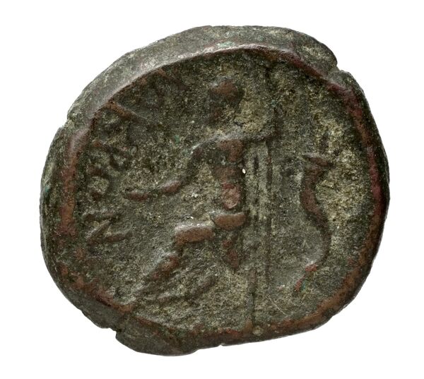 Locri Epizephyrii Historia Numorum Italy 2399, реверс, BnF (IRIS)