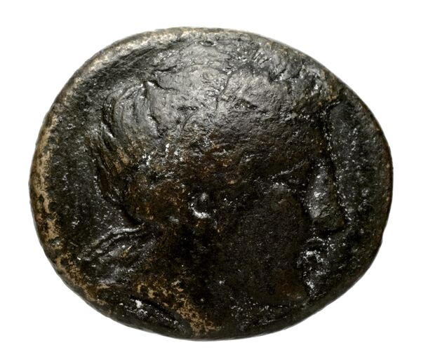 Chalcidian League Olynthus Psoma 2001 denomination A and C, аверс, BnF (IRIS)