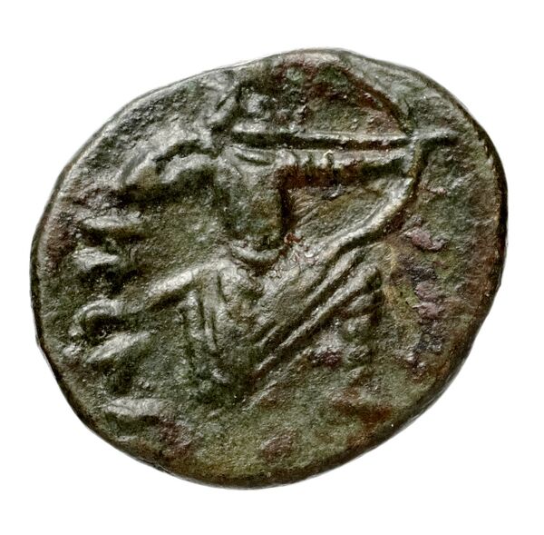Sabaces Egypt van Alfen 2002 V "Sabakes" fractional coinage type 3, реверс, BnF (IRIS)