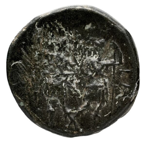 Ptolemy of Chalcis Chalcis sub Libano Herman 2006 1, реверс, BnF (IRIS)