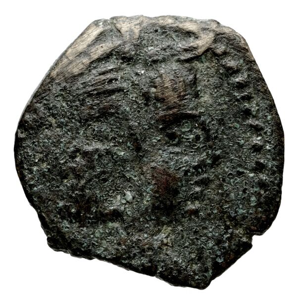 Aretas IV of Nabataea Petra Barkay 2019 186, 188, аверс, BnF (IRIS)