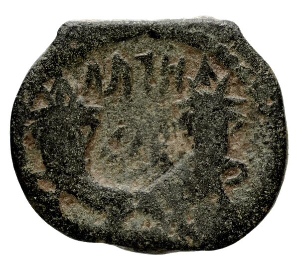 Aretas IV of Nabataea Petra Barkay 2019 186, 188, реверс, BnF (IRIS)