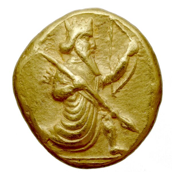Sardis Carradice 1987 Type IIIa daric, аверс, BnF (IRIS)