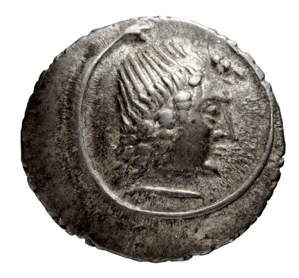 Himyarite Kingdom Arabia Huth 2010 411-431, аверс, bnf-iris