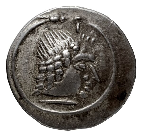 Himyarite Kingdom Arabia Huth 2010 411-431, аверс, bnf-iris