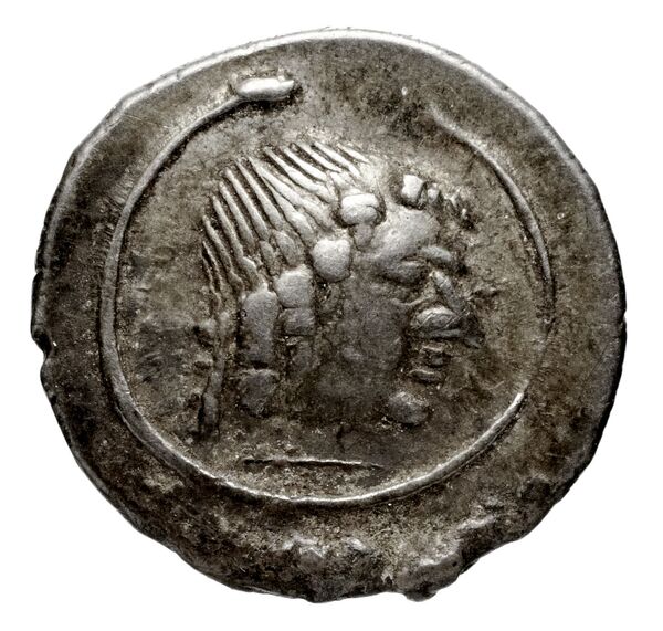 Himyarite Kingdom Arabia Huth 2010 411-431, аверс, bnf-iris