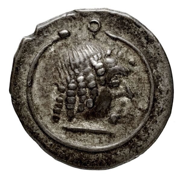 Himyarite Kingdom Arabia Huth 2010 411-431, аверс, bnf-iris