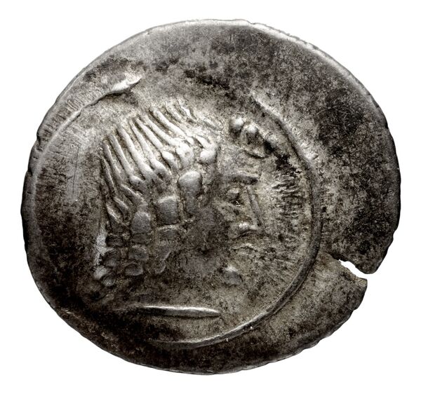 Himyarite Kingdom Arabia Huth 2010 411-431, аверс, bnf-iris