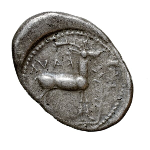 Caulonia Historia Numorum Italy 2046, реверс, bnf-iris