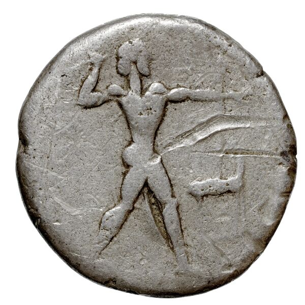 Caulonia Historia Numorum Italy 2046, аверс, bnf-iris