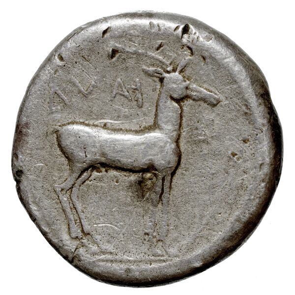 Caulonia Historia Numorum Italy 2046, реверс, bnf-iris