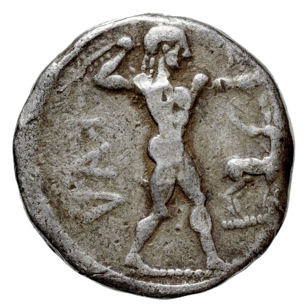 Caulonia Historia Numorum Italy 2035-2036, аверс, bnf-iris
