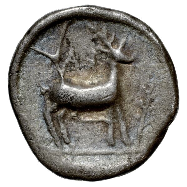 Caulonia Historia Numorum Italy 2047, реверс, bnf-iris