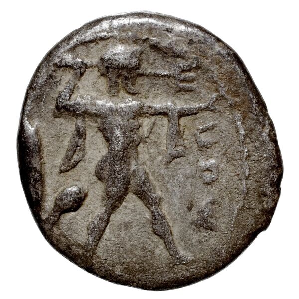 Poseidonia Historia Numorum Italy 1119, аверс, BnF (IRIS)