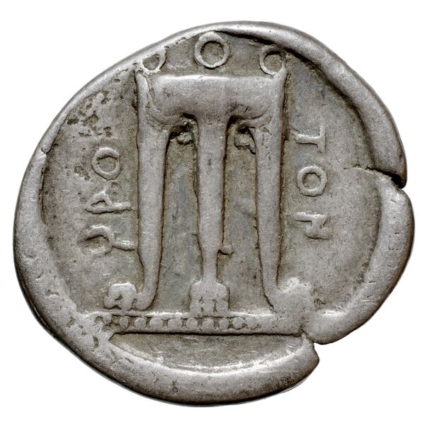 Croton Historia Numorum Italy 2108, аверс, BnF (IRIS)