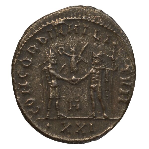 RIC V Diocletian 322, реверс, bnf_ocre