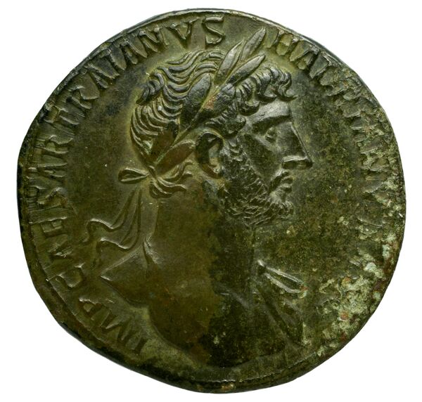RIC II, Part 3 (second edition) Hadrian 249, аверс, bnf_ocre