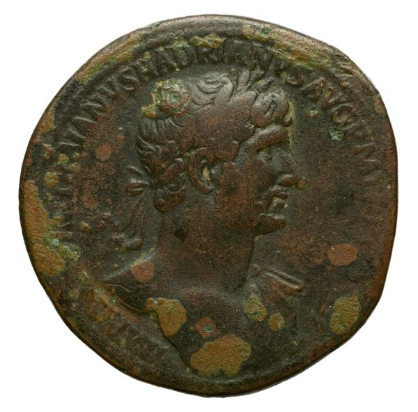 RIC II, Part 3 (second edition) Hadrian 2584, аверс, bnf_ocre