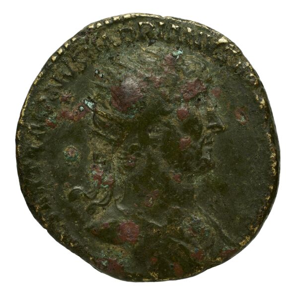 RIC II, Part 3 (second edition) Hadrian 462, аверс, BnF (Bibliothèque nationale de France)