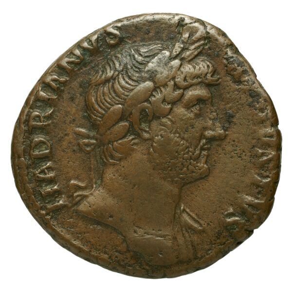 RIC II, Part 3 (second edition) Hadrian 735, аверс, bnf_ocre