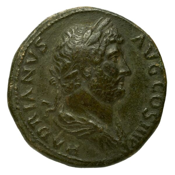 RIC II, Part 3 (second edition) Hadrian 32, аверс, BnF (Bibliothèque nationale de France)