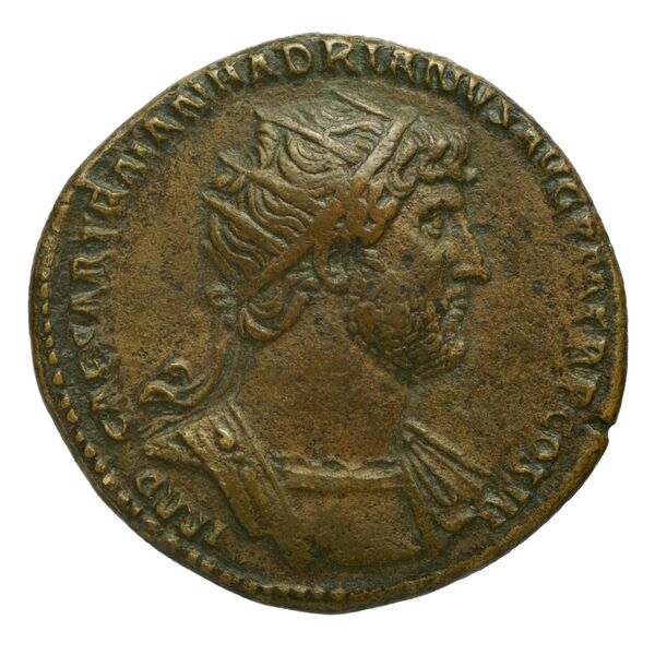 RIC II, Part 3 (second edition) Hadrian 609, аверс, BnF (Bibliothèque nationale de France)