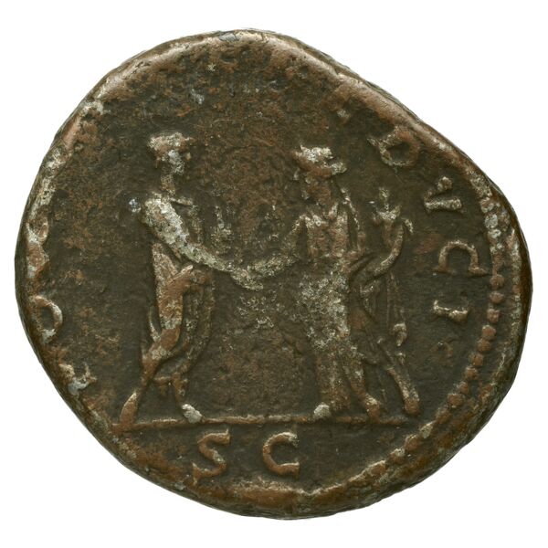 RIC II, Part 3 (second edition) Hadrian 1383, реверс, BnF (Bibliothèque nationale de France)