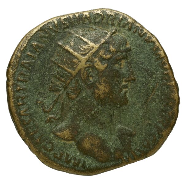 RIC II, Part 3 (second edition) Hadrian 278, аверс, BnF (Bibliothèque nationale de France)