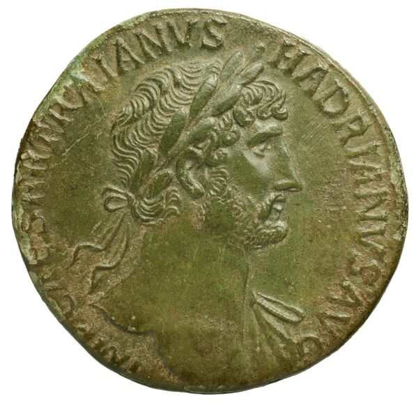 RIC II, Part 3 (second edition) Hadrian 244, аверс, bnf_ocre