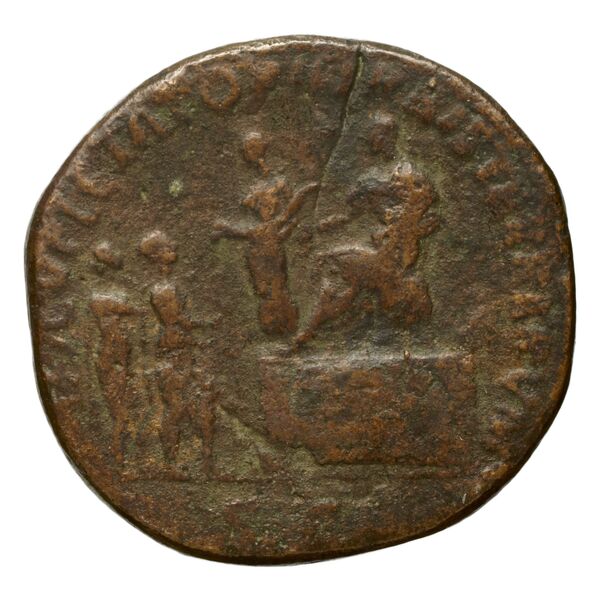 RIC II, Part 3 (second edition) Hadrian 429, реверс, BnF (Bibliothèque nationale de France)
