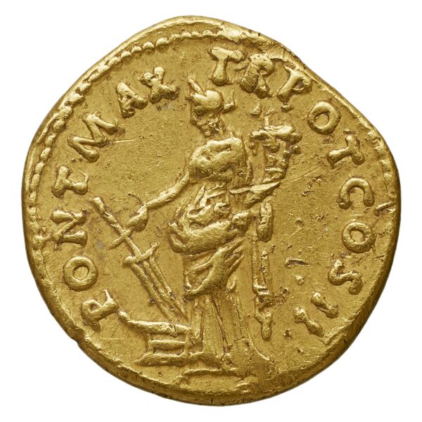 RIC II Trajan 14, реверс, bnf_ocre