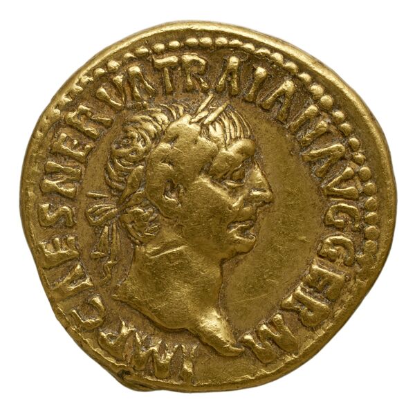 RIC II Trajan 18, аверс, BnF (Bibliothèque nationale de France)