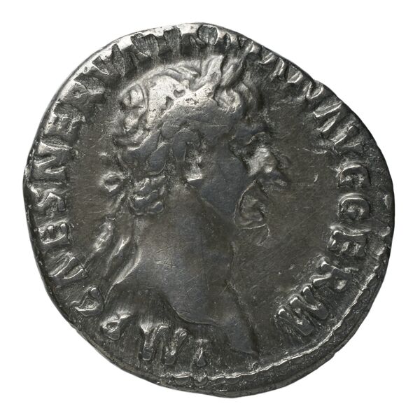 RIC II Trajan 12, аверс, bnf_ocre