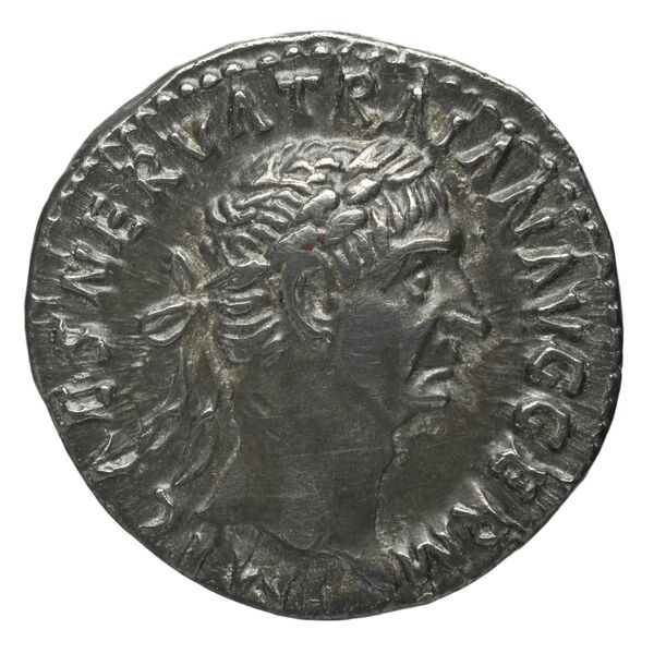 RIC II Trajan 17, аверс, bnf_ocre
