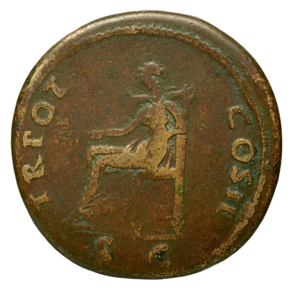 RIC II Trajan 390, реверс, bnf_ocre