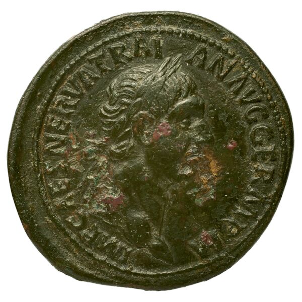 RIC II Trajan 388, аверс, bnf_ocre