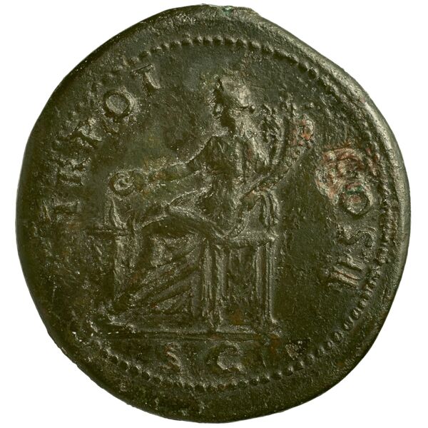 RIC II Trajan 388, реверс, bnf_ocre