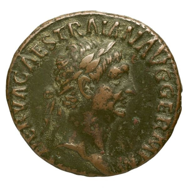 RIC II Trajan 393, аверс, bnf_ocre